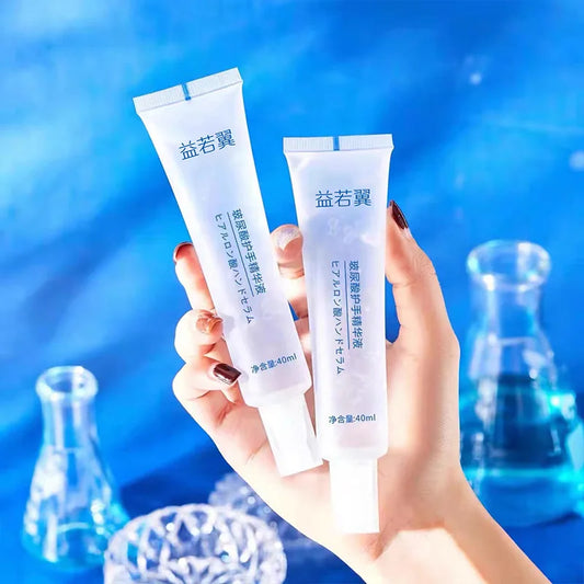 Korean Hyaluronic Acid Hand Essence Moisturizing Hydrating Hand Cream for anti Wrinkle Care Repair Skincare 40G