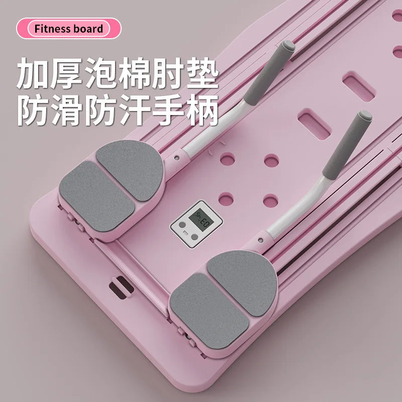 Exercise Multi-Purpose Foldable Pilates Set with Timer Pilates Equipment Ab Abs Roller Reformer Board for Home