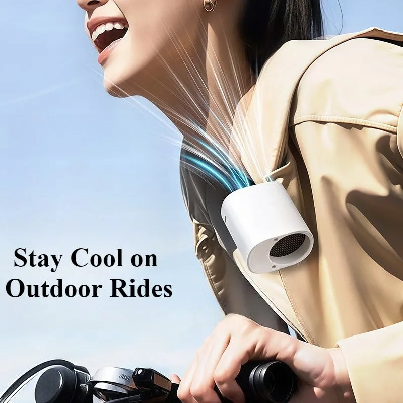 Car Clip on Fan with 360 Rotate 100 Speeds Wind Adjustable USB Rechargeable Personal Cooling Fan Mini Handheld Electric Fan