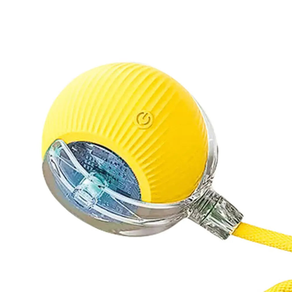 Interactive Cat Toy Ball USB Rechargeable Automatic Rolling Ball Funny Cat Toys Anti-Depression Pet Toy for Indoor Cat Kitten