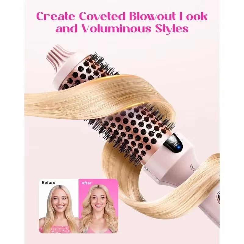 Wavytalk Negative Ion Single Thermal Brush 1.5 Inch
