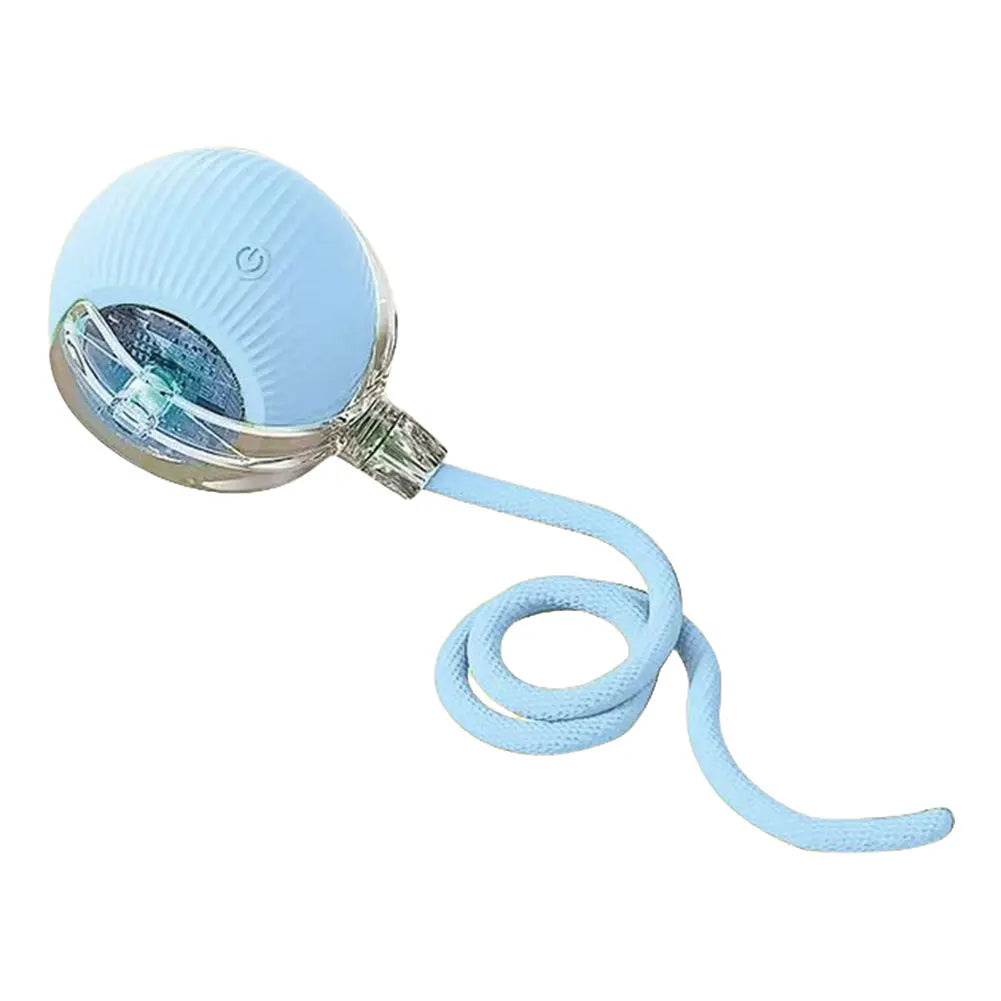 Interactive Cat Toy Ball USB Rechargeable Automatic Rolling Ball Funny Cat Toys Anti-Depression Pet Toy for Indoor Cat Kitten