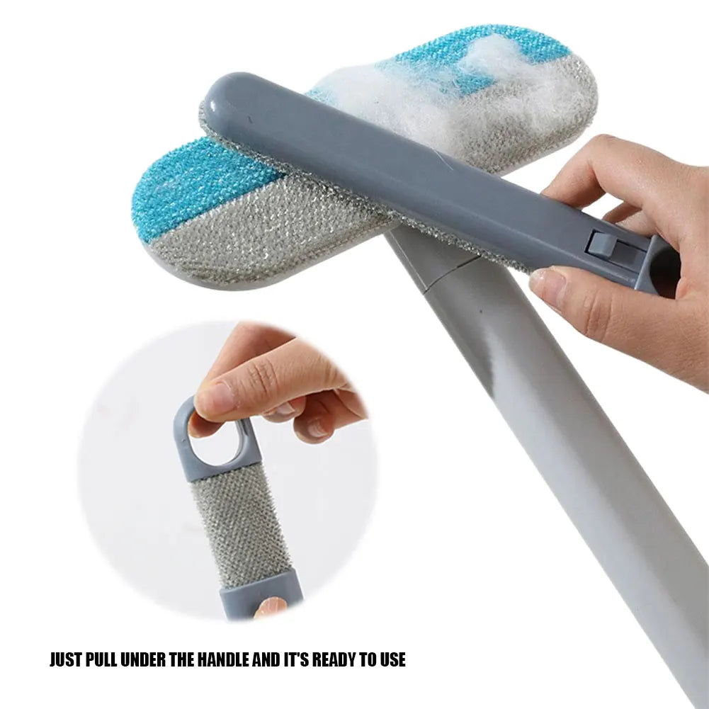 Pet Hair Removal Brush Multifunctional Dog Clothes Brush Cat Fur Brush Lint Brush for Window Carpet Clothing