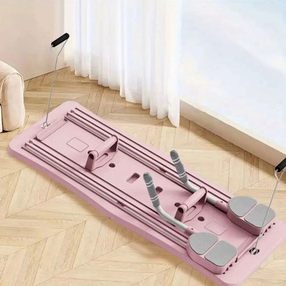 Exercise Multi-Purpose Foldable Pilates Set with Timer Pilates Equipment Ab Abs Roller Reformer Board for Home