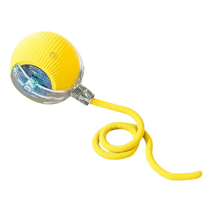 Interactive Cat Toy Ball USB Rechargeable Automatic Rolling Ball Funny Cat Toys Anti-Depression Pet Toy for Indoor Cat Kitten