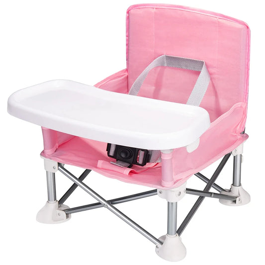 Muiltifunctional Children'S Baby Heighten Table Foldable Dining Camping Chair Booster Seat Portable Infant Accessories