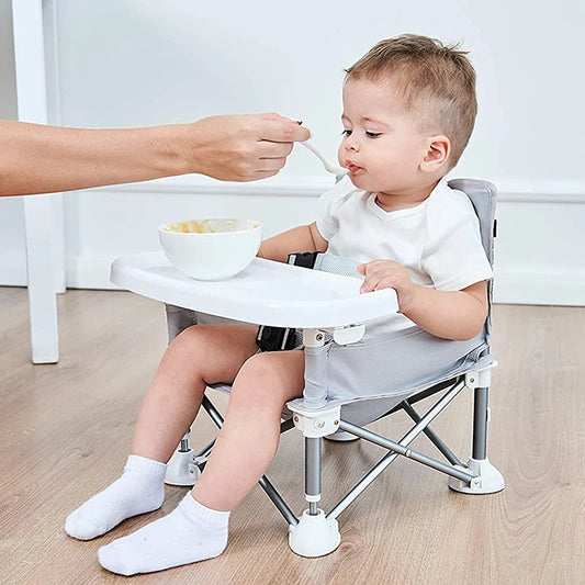 Muiltifunctional Children'S Baby Heighten Table Foldable Dining Camping Chair Booster Seat Portable Infant Accessories