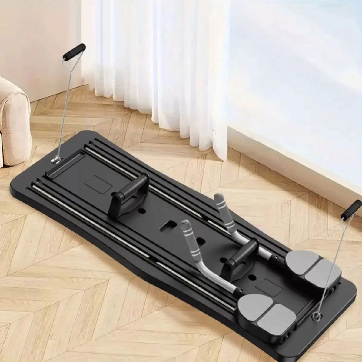 Exercise Multi-Purpose Foldable Pilates Set with Timer Pilates Equipment Ab Abs Roller Reformer Board for Home