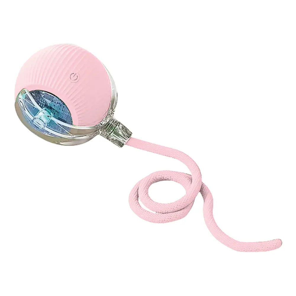 Interactive Cat Toy Ball USB Rechargeable Automatic Rolling Ball Funny Cat Toys Anti-Depression Pet Toy for Indoor Cat Kitten