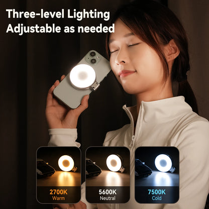 Smartphone Magnetic Fill Light Mini Selfie Light 3 Modes Adjustable Brightness for Iphone XIAOMI HUAWEI SAMSUNG Phone